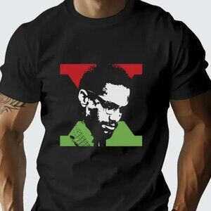 Iconic Vibes – Legends Live on Graphic T-Shirt (Malcome X)